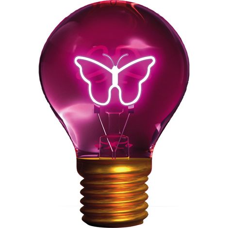 SBS Lampadina Decorativa Luce Farfalla