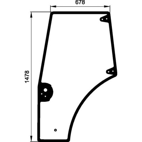 Vetro portiera sinistra UNIVERSALE 87620234KR