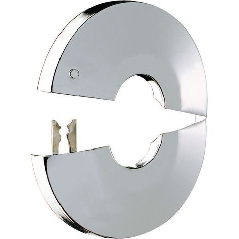 Delabie – Rosace ouvrante diamètre 21 mm – chromée – lot de 2 – pour installation dans espaces confinés