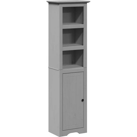 Colonne Meuble de salle de bain - BODO gris 44x30x160 cm fr3846 - Maison La Vie (1/5)
