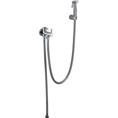 Mice - Grifería monomando empotrada para bidé hecha de latón - Ducha higiénica empotrada y monomando Grifo bidet empotrado Color Cromo RDM005 (1/3)