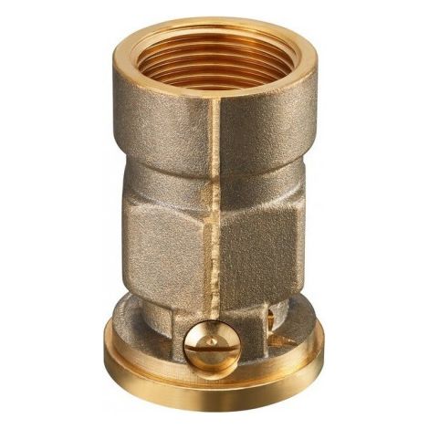 OVENTROP Vanne d'arrêt SVI DN 25, G 1 IG, G 1 1/2 IG ÜM, PN 10, laiton, 1070208
