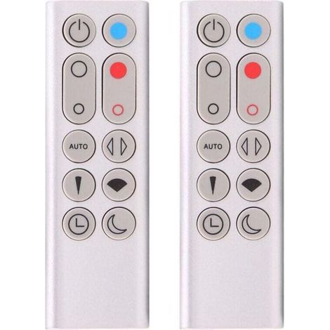 Ersatzfernbedienungen HP02 HP03 für Pure Hot+Cool Link Luftreiniger, Heizung und Ventilator (silber) (1/4)