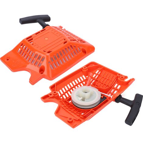 Lot de 2 lanceurs à tirette pour tronçonneuse, accessoires avec mécanisme de poulie de démarrage 52, équipement de jardinage (1/5)