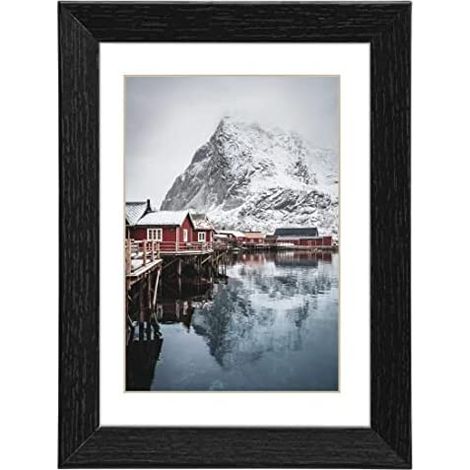 hama Hama Oslo noir 30x40 bois + passepartout 175950 (1/4)