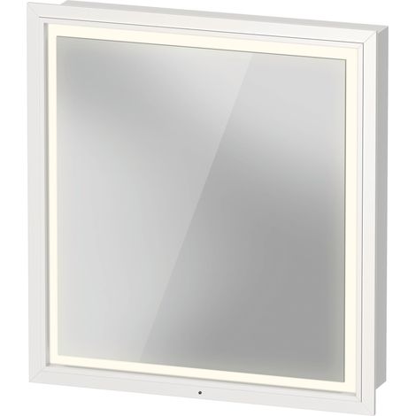Duravit L-Cube Spiegelschrank mit LED-Beleuchtung, eine Tür,