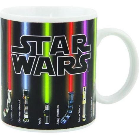 Mug - Star Wars - Effet thermique - Cylindrique - Porcelaine - Design contemporain