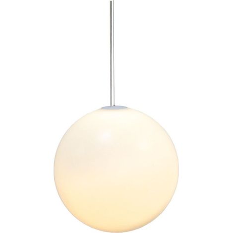 LED Pendelleuchte außen Akku dimmbar Farbwechsel 3000-6500 K IP54 Ø 35 cm rund Kugelschirm kabellose Hängelampe Außenleuchte Garten (1/2)