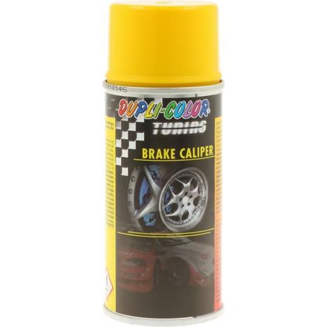 Bombe de peinture - Pour étriers de frein - Jaune - Dupli-Color - 150ml