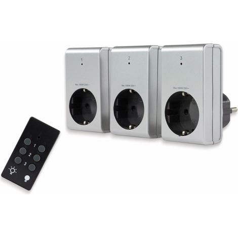 REV 0085010703 Funk Steckdosen-Set Innenbereich 1000 W (1/3)