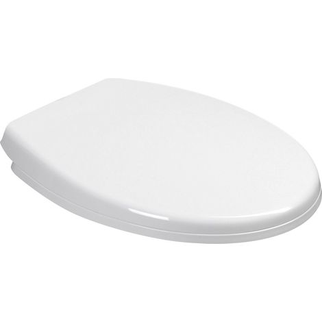 ANTIK Siège toilette, Fermeture douce, blanc (1/2)