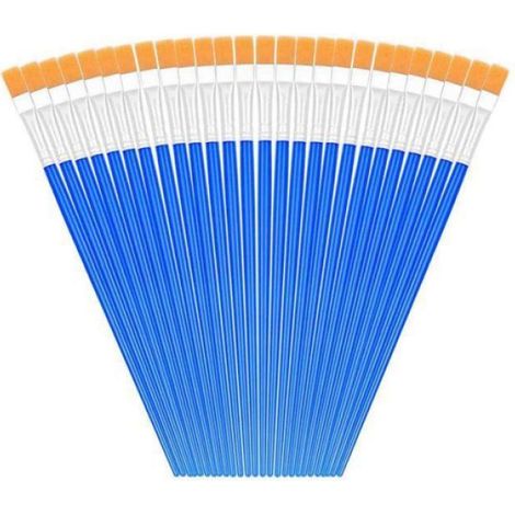 Aquarelle Petite Peinture Brosses Nylon Cheveux les Pinceaux D'Artiste pour L'Huile Aquarelle Visage Du Corps Artisanat D'Ongles (1/5)
