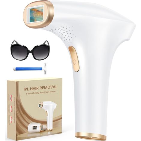Épilateur Lumière Pulsée, Grande Fenêtre 5 cm², 999,900 Flashs IPL, 9 Niveaux (1/5)
