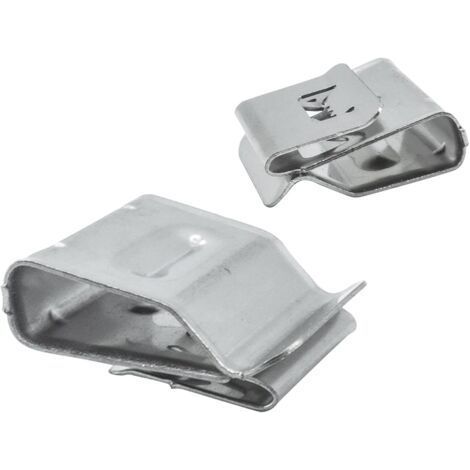 Clips de Câble de Panneau Solaire Clips de Câble Photovoltaïque Clips de Serrage de Fil de Cadre de Remorque en Acier Inoxydable (30 Pcs/ST-2) (1/4)