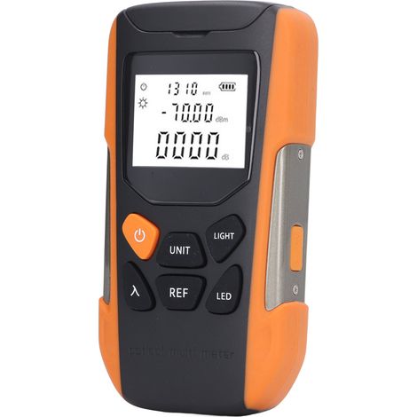 Tragbares Glasfaserkabeltestgerät, 30-km-Glasfaser-Wattmeter, optisches Dämpfungsmessgerät (1/5)