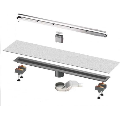 Canalina Lineare In Acciaio Inox Uscita Ø50 L60Cm