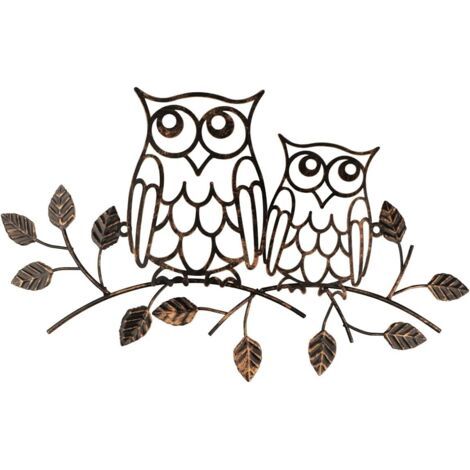 Décoration murale Owl Home tenture murale extérieure pour chambre à coucher salon jardin extérieur (1/5)