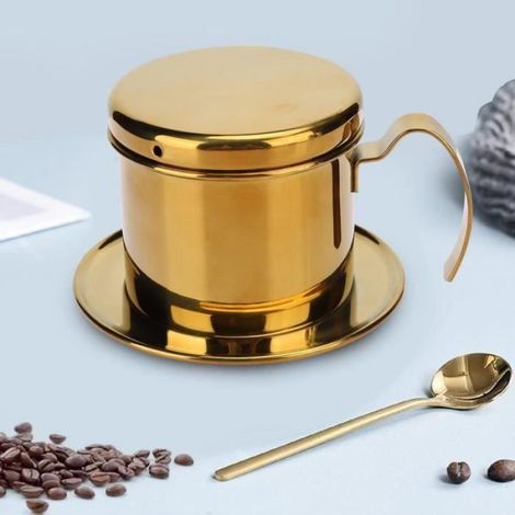 Cafetiere - Acier Inoxydable - Filtre Haute Densite - Portable - 1 Unite (1/4)