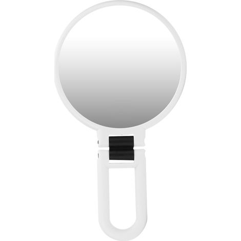 Miroir de Maquillage Portable 5x Magnification Double Face, Pliable pour Voyage et Maison (1/5)