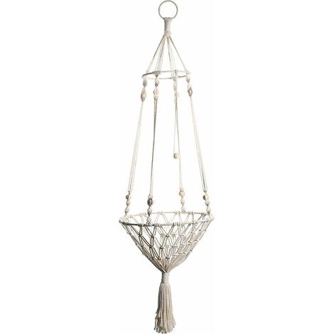 Hamac Pour Chat - Suspendu Avec Anneau Métallique Et Barre En Bois - Idéal Pour Salon Ou Chambre À Coucher - 1 Pièce (1/5)