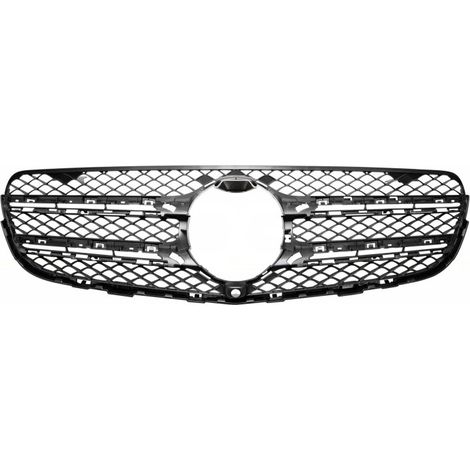 Grille de calandre avant intérieure noire avec trou caméra Mercedes GLC X253 1 phase 1 2015-2020