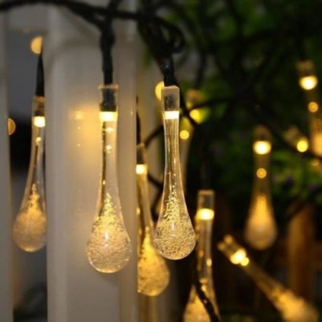 Guirlande Lumineuse - Solaire - 5 M - 20 Led - Couleurs Chaudes - Extérieur (1/4)