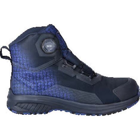 Mascot Sicherheitsstiefel F1502 S3S SR FO Gr. 44 schwarzblau/azurblau