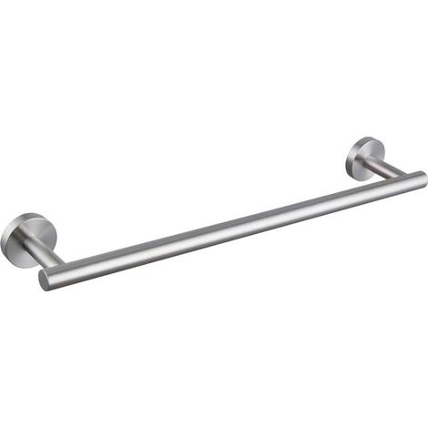 40x5,5x7 cm,Porte Serviette Salle de bain mural, barre porte serviette murale, acier inox, mat (1/5)