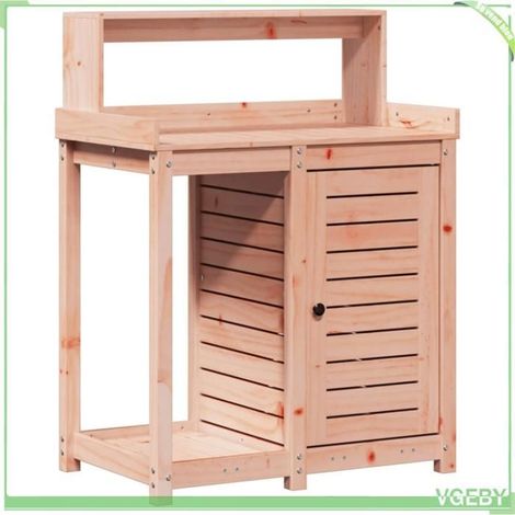 Table de rempotage - FAFEICY - 832425 - Bois massif de douglas - 82,5x50x109,5 cm - Charge max 60 kg (1/5)