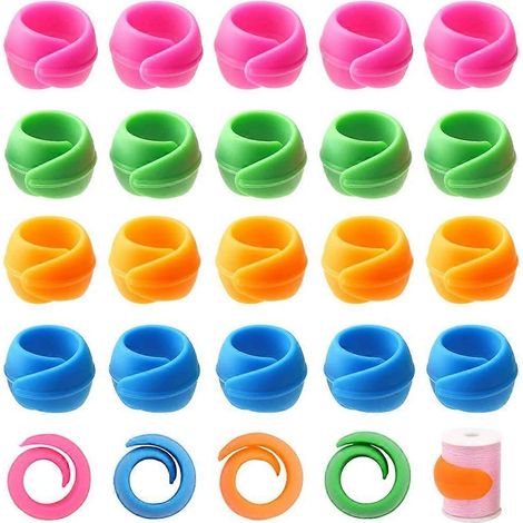 4 couleurs) 24 porte-bobines pour fil à coudre et à broder (1/5)