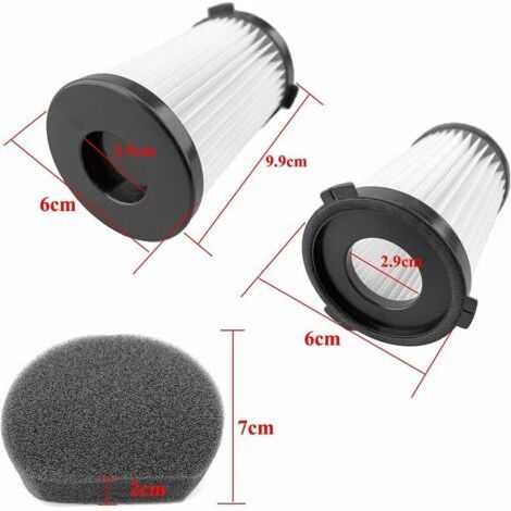 Filtres KZQ 4 pour aspirateurs TECHWOOD et VA20 (1/4)