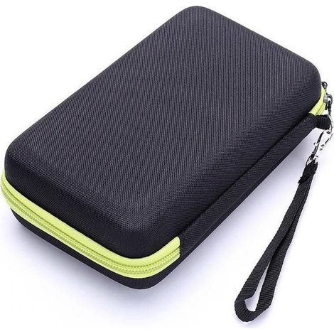 Étui rigide de transport - Étui de voyage - Étui de voyage de luxe - Noir - Compatible avec Philips Oneblade (1/3)