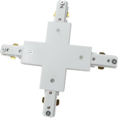 Connecteur X Rail Monophasé BLANC - SILAMP (1/2)