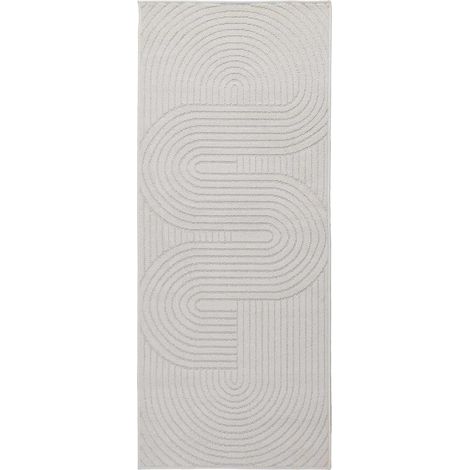 vidaXL Tappeti per area PALMERAS Crema 150 x 80 cm Poliestere