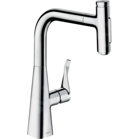 hansgrohe Metris Select M71 Mitigeur de cuisine 240, douchette (1/5)
