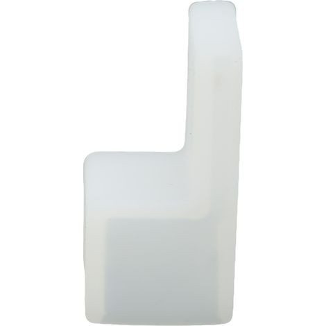 10 Stück Eckenschutz H-Form Silikon 2,5 x 2,5 x 4,7 cm, sichere, flexible Möbelecken, transparent, rechts (1/5)