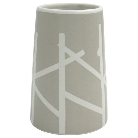 Gobelet Céramique TREE Taupe & Blanc MSV