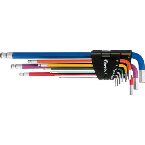 Juego llave allen 9 unidades 15-10mm bunt
