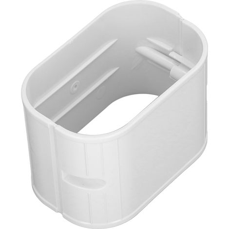 Raccord droit pour tuyau de climatisation, gaine de protection blanche en PVC pour système de climatisation central mini-split (1/5)