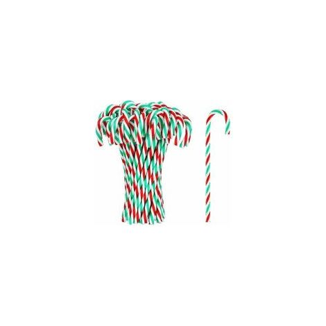 24 Stück Weihnachts-Zuckerstangen aus Kunststoff, hängende Weihnachtsbaum-Ornamente, Weihnachtsbaumschmuck für Weihnachten, Feiertage, Neujahr, Heimdekoration, Party, Geschenk