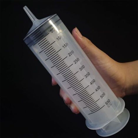 Seringue huile 500ml - 1 pièce, grande capacité, lavage lubrification industriel Cuneary (1/5)