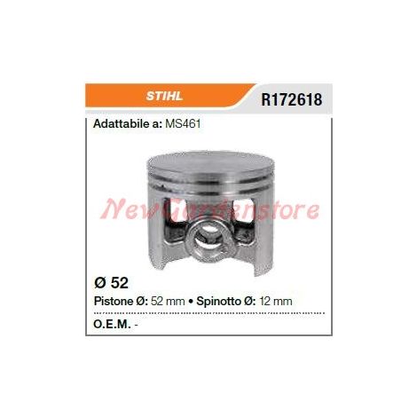 Segmentos de bulón de pistón de motosierra STIHL ms461 172618