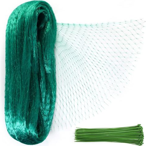 Filet Anti-Oiseaux - 1 Lot - Nylon - Protection Plantes Et Fruits - Jardin Et Étang - 5m X 10m (1/5)