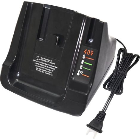 Convient pour Black and Decker 36V / 40V chargeur de batterie au lithium chargeur pour batterie lithium-ion : LBXR36LCS36 LCS40 36V LBXR36 LBX36 LBXR2036 LBX1540, etc. (1/5)