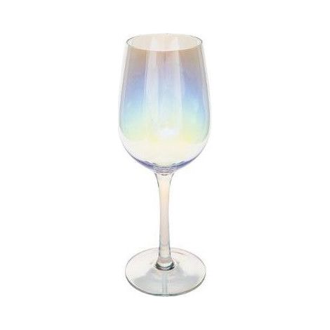 Secret De Gourmet - Lot De 6 Verres À Vin Irisé 38 Cl Collection Fantasy (1/3)