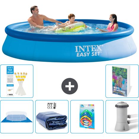 Easy Set Pool Rund - 366x76 cm - 7-teilig S46