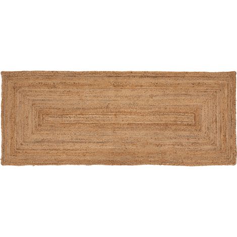 Atmosphera – Tapis Natura 80x200cm beige – Tressé en jute végétal – Grammage 2100 g/m² – Ambiance zen et rustique pour couloirs étroits
