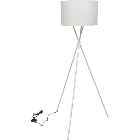 Lámpara de pie con soporte blanco 139 cm vidaXL (1/2)