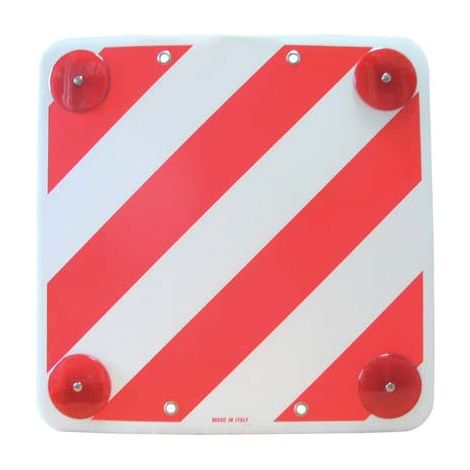 TARGA SEGNALETICA PP CARICHI SPORGENTI - CM 50X50- 5 pezzi