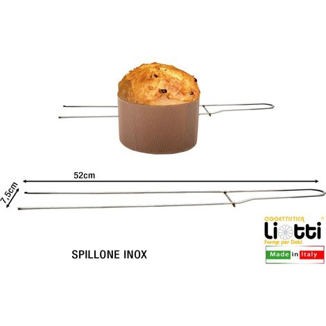 Forca spillone per colombe e panettoni inox Liotti cm 52